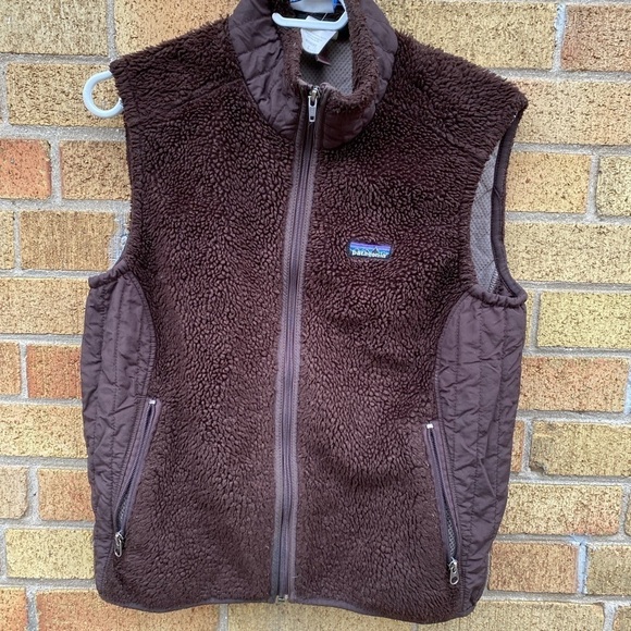 Vintage 2000 Patagonia Sherpa X Vest Large Brown - Picture 2 of 9